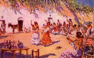 POSTAL PV10067: Zambra gitana por M. Bertuchi