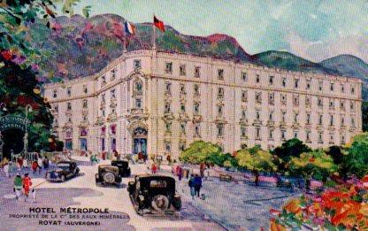 POSTAL PV09999: Hotel Metropole, Royat Auvergne