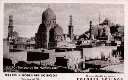 POSTAL PV09992: Tumbas de los Mamelucos, El Cairo