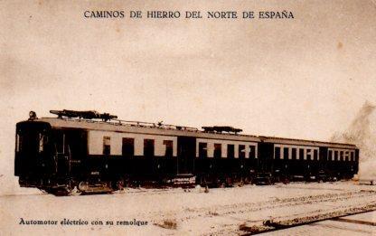 POSTAL PV09990: Automotor electrico con su remolque