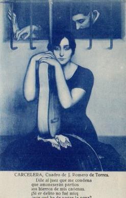 POSTAL PV10004: Carcelera por J. Romero de Torres