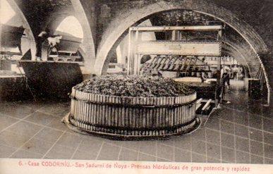 POSTAL PV10006: Prensa hidraulica Casa Codorniu