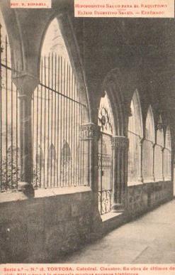POSTAL PV10025: Claustro Catedral de Tortosa