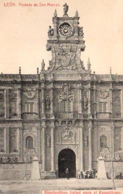 POSTAL PV10024: Portada de San Marcos, Leon