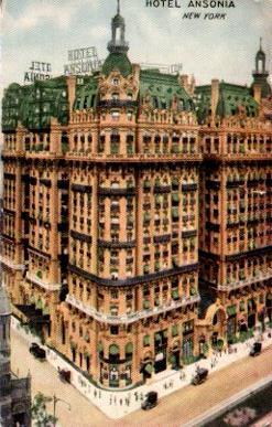 POSTAL PV10023: Hotel Ansonia, New York