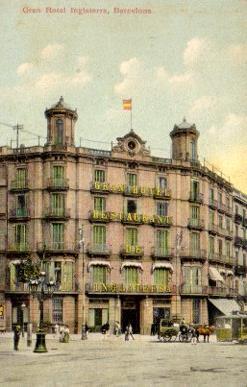 POSTAL PV10015: Gran Hotel Inglaterra, Barcelona