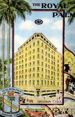 POSTAL PV10012: Hotel The Royal Palm, Havana Cuba