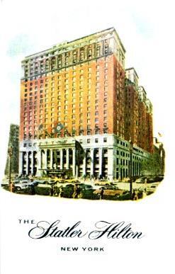 POSTAL PV10011: The Statler Hilton, New York