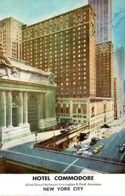 POSTAL PV10008: Hotel Commodore, New York