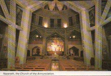 POSTAL PV10081: Nazareth, The Church of the Annunciation