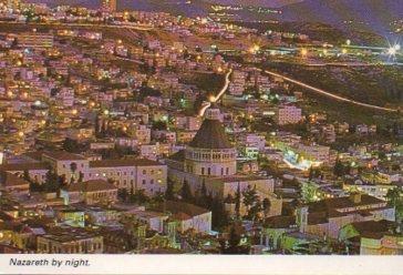 POSTAL PV10082: Nazareth by night