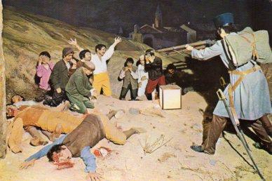 POSTAL PV10183: Los fusilamientos de la Moncloa de Goya, Museo de Cera de Madrid