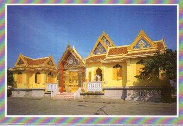 POSTAL PV10092: Bangkok, Temple of wat Traimitr-vitayaram-viharn