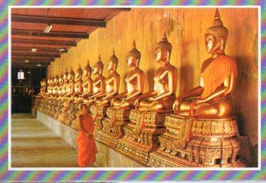 POSTAL PV10089: Bangkok, Images of Budhist Phra