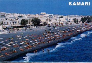 POSTAL PV10126: Kamari playa