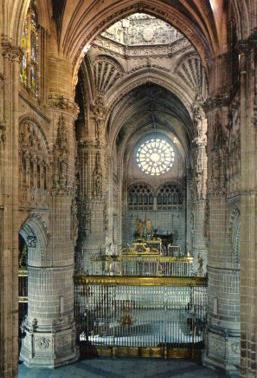POSTAL PV10116: Nave transversal de la Catedral de Burgos