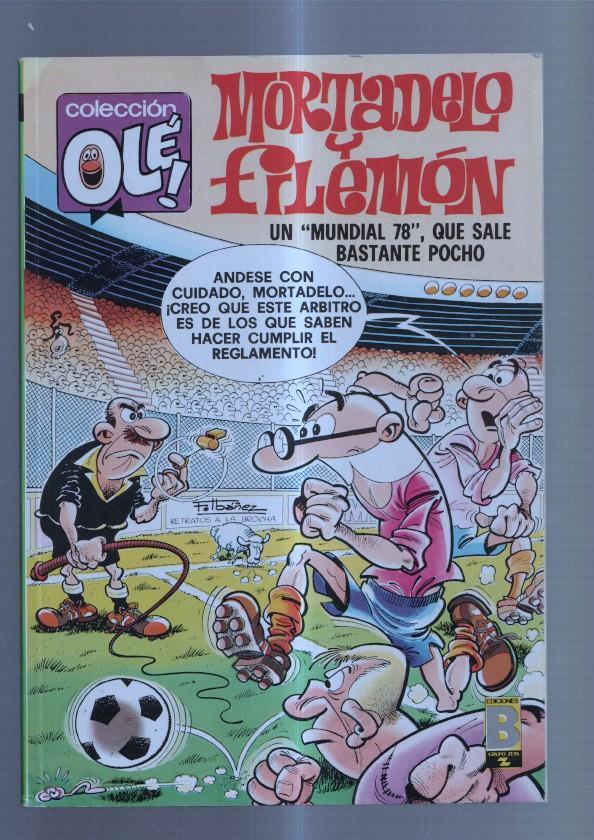 Colecion Ole numero 149-M:82: Mortadelo y Filemon: Un mundial 78 que sale bastante pocho