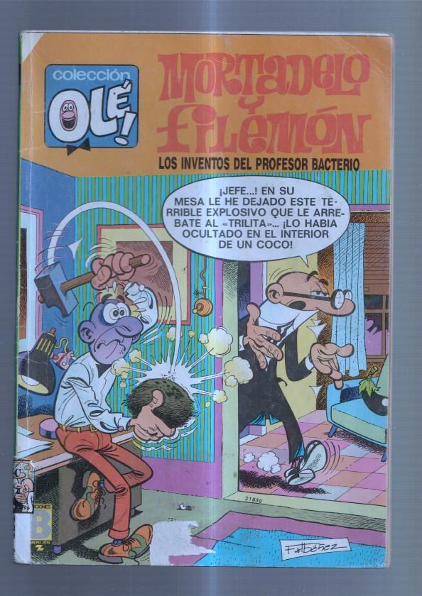 Colecion Ole numero 98-M.64: Mortadelo y Filemon:  Los inventos del profesor Bacterio