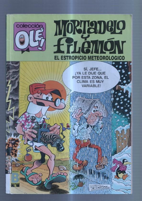 Colecion Ole numero 330-M.89 : Mortadelo y Filemon: El estropicio meteorologico