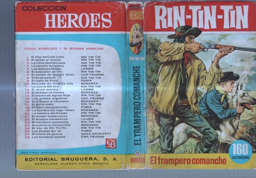 Coleccion Heroes  numero 23: Rin Tin Tin: el trampero comanche