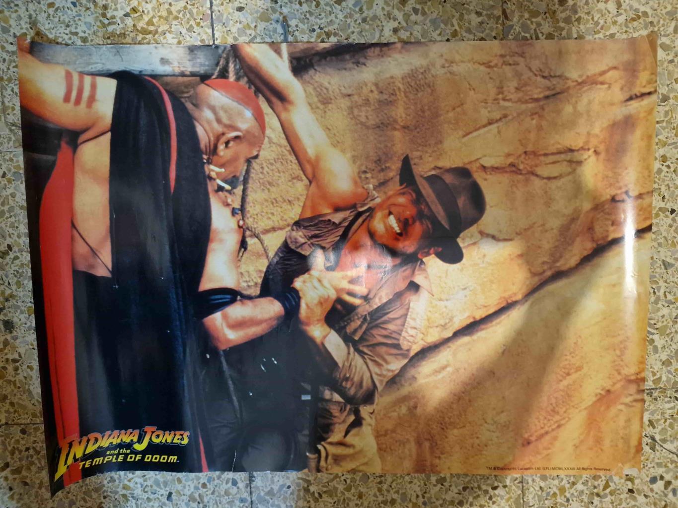Poster cine: Indiana Jones and the Temple of Doom (numerado 5)