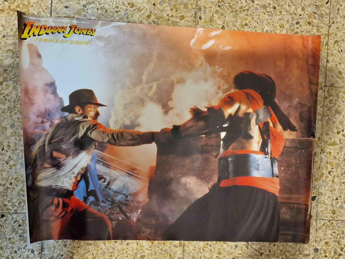 Poster cine: Indiana Jones and the Temple of Doom (numerado 7)