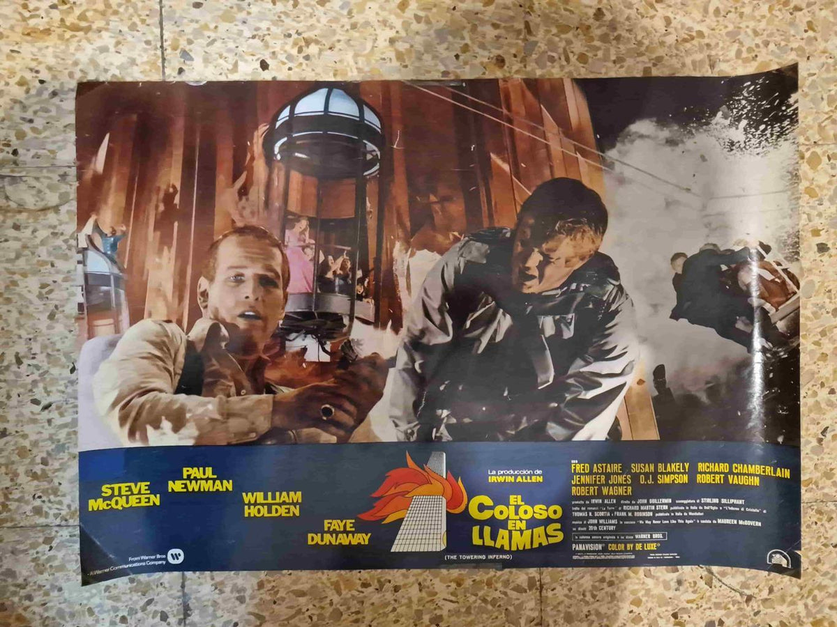 Poster cine: El Coloso en llamas (numerado 2)