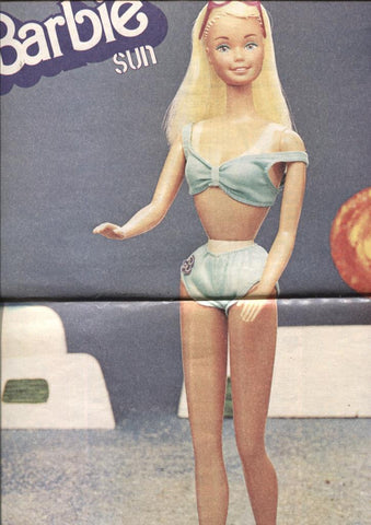 Bruguera: Super Lily numero 54: poster central de Barbie sun
