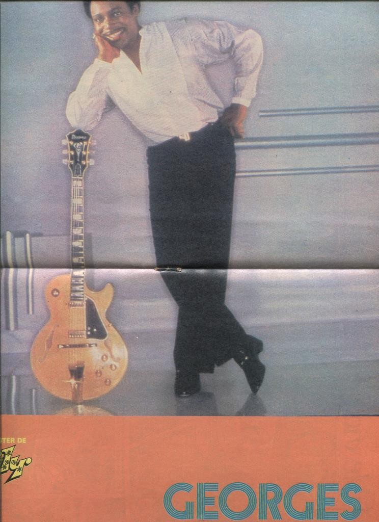 Bruguera: Lily numero 1143: poster central de George Benson (26,5 x 36 cm)