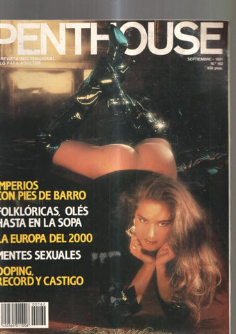 Penthouse numero 162, septiembre 1991: Imperios con pies de barro- Folkloricas