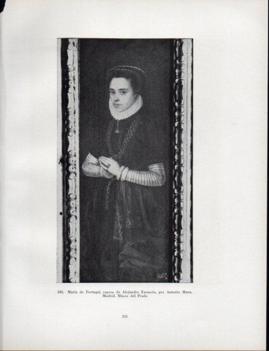 LAMINA V41100: Maria de Portugal por Antonio Moro
