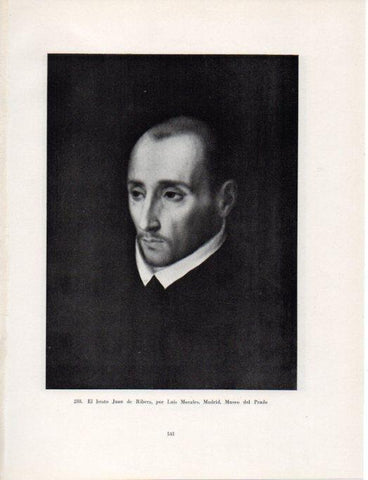 LAMINA V41104: El beato Juan de Ribera por Luis Morales