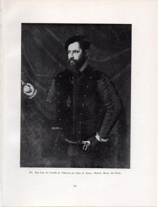LAMINA V41105: Don Luis de Castella de Vilanova por Juan de Juanes