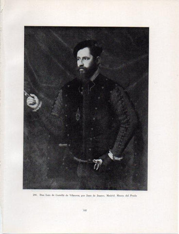 LAMINA V41105: Don Luis de Castella de Vilanova por Juan de Juanes