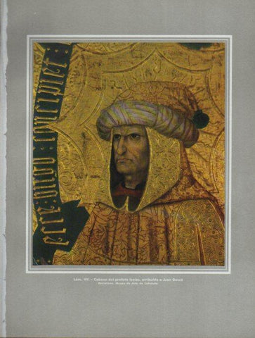 LAMINA V41090: Cabeza del profeta Isaias, Museo de Arte de Cataluña