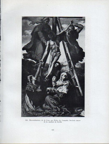 LAMINA V41089: Descendimiento de la Cruz, Catedral de Sevilla