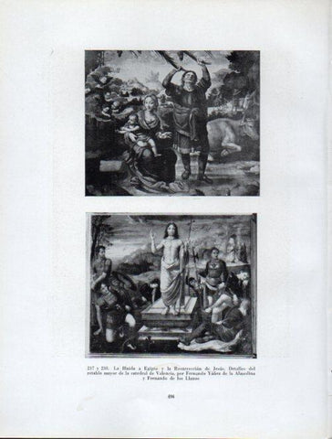LAMINA V41079: La Huida a Egipto y la Resurreccion de Jesus, Catedral de Valencia