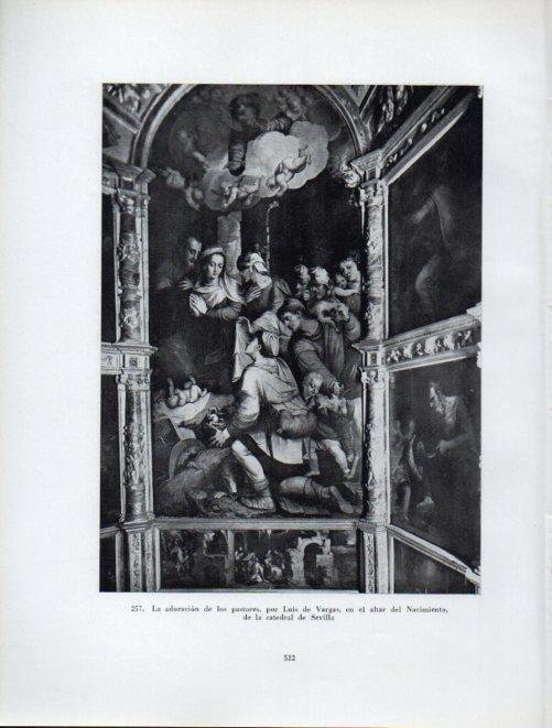 LAMINA V41087: La adoracion de los pastores por Luis de Vargas, Catedral de Sevilla