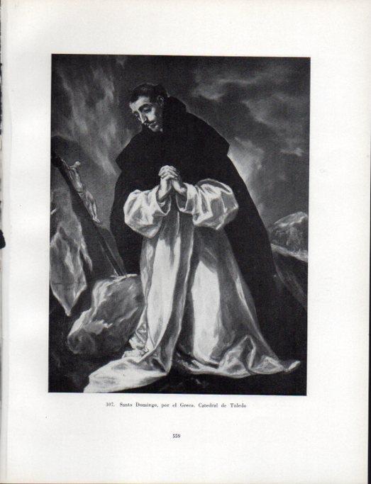 LAMINA V41114: Santo Domingo por el Greco