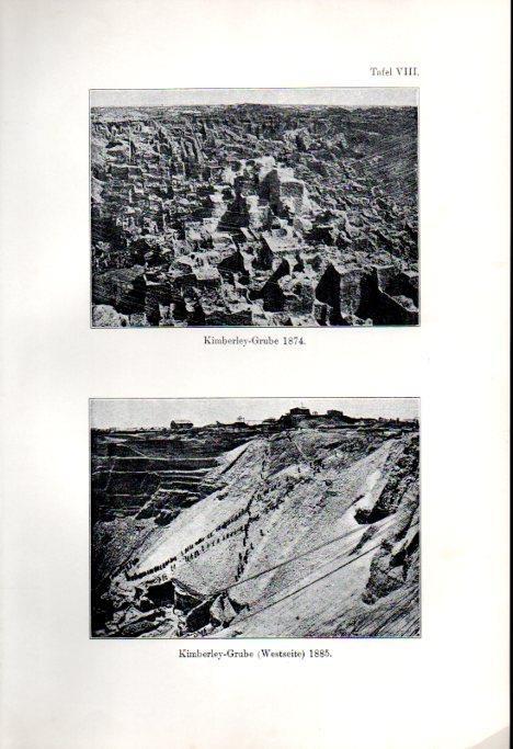 LAMINA V41138: Kimberley-Grube 1884, Kimberley Grube westseite 1885