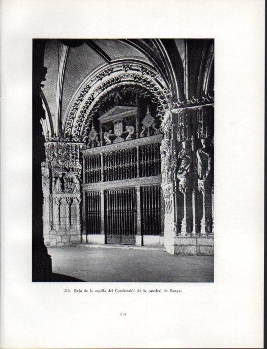 LAMINA V41120: Reja de la Capilla del Condestable, Catedral de Burgos