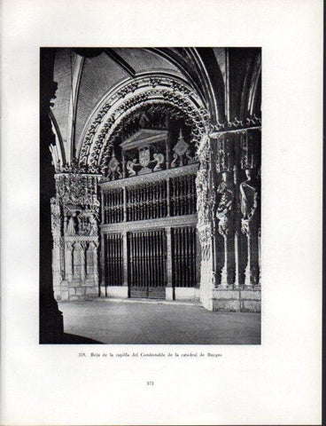 LAMINA V41120: Reja de la Capilla del Condestable, Catedral de Burgos