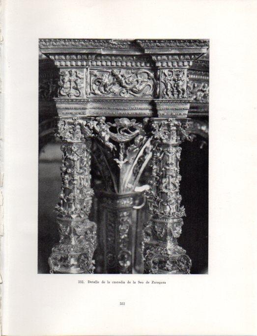 LAMINA V41126: Custodia de la Seo de Zaragoza detalle