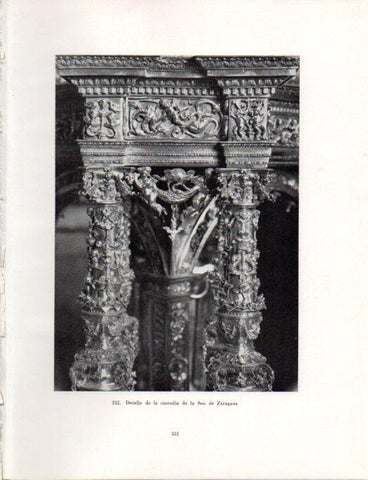 LAMINA V41126: Custodia de la Seo de Zaragoza detalle