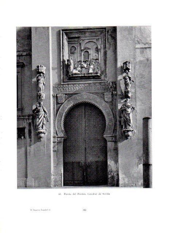 LAMINA V40999: Puerta del Perdon Catedral de Sevilla