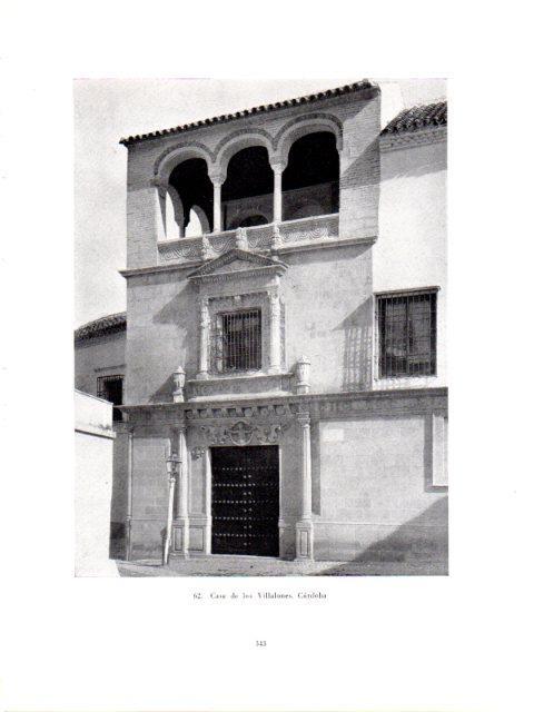 LAMINA V41000: Casa de los Villalones, Cordoba