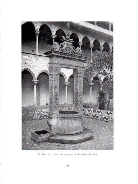 LAMINA V41006: Pozo del claustro del Monasterio de Pedralbes, Barcelona