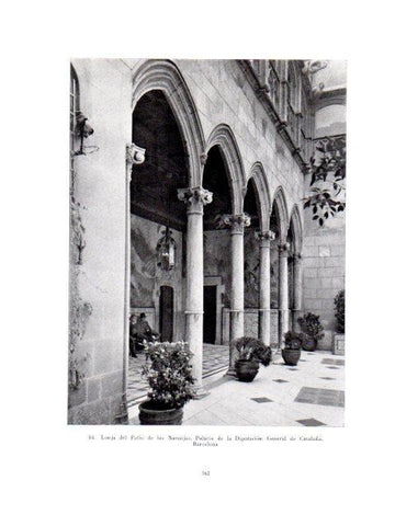 LAMINA V41009: Lonja del Patio de los Naranjos, Barcelona
