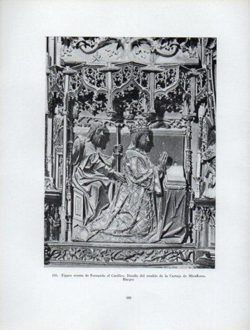 LAMINA V41017: Figura orante de Fernando el Catolico Cartuja de Miraflores, Burgos