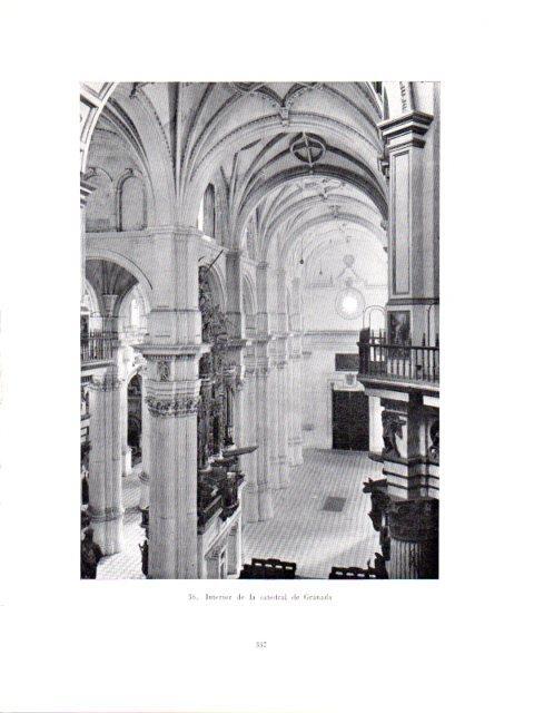 LAMINA V40996: Interior Catedral de Granada